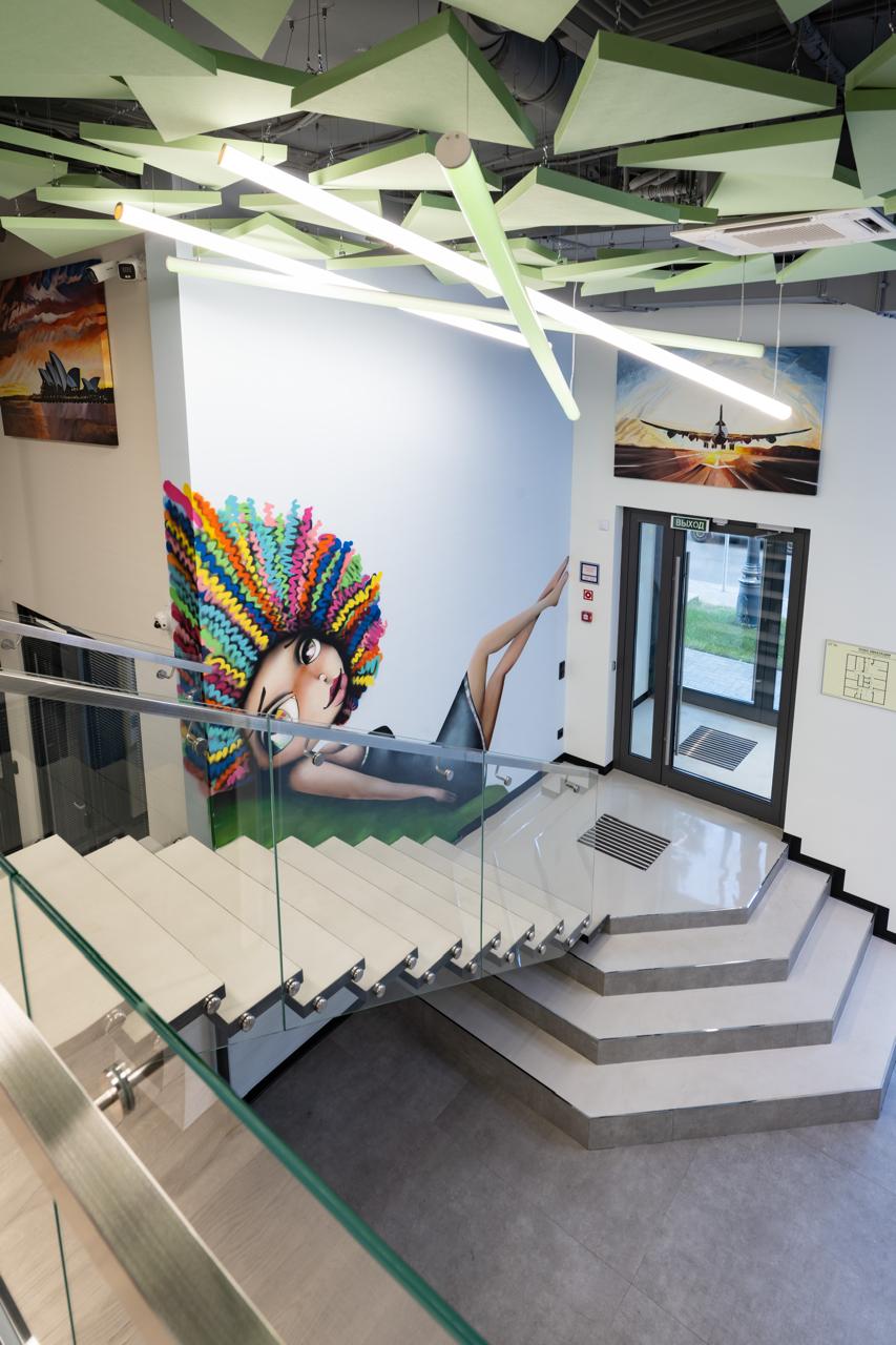 Акустические потолки K&R Design в коворкинге